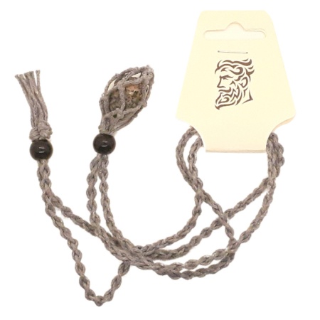 Grey String Necklace and Grey Stone grey-string-necklace-stone-002